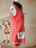 Pokemon May Haruka Sapphire Birch Orange Red Cosplay Costume
