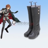 Ensemble Stars MaM Madara Mikejima Brown Black White Cosplay Shoes Boots