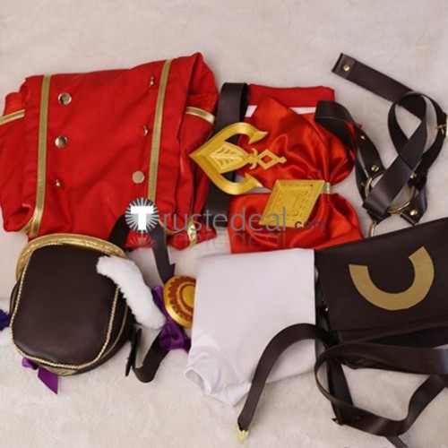 Uma Musume Pretty Derby The Decisive Gold Ship Red Cosplay Costume