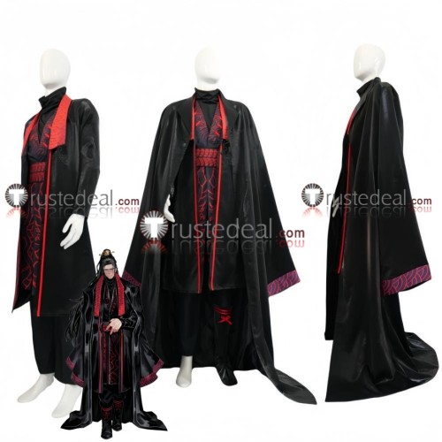 Limbus Company Jia Qiu Kong Qiu The Lord of Hongyuan Hong Lu Black Red Cosplay Costume