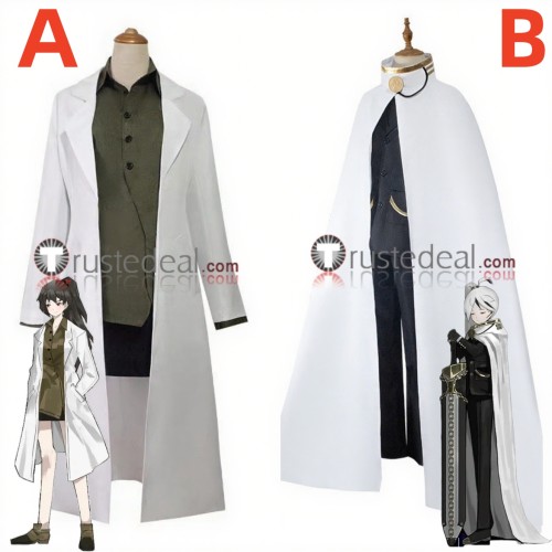 Library Of Ruina Carmen Yan Vismok White Black Cosplay Costume