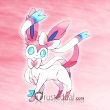 Gijinka Piplup Charizard Sylveon Jolteon Blue Orange White Yellow Fluffy Hoodie Claw Cosplay Costumes