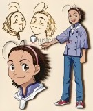 Yakitate!! Japan Kazuma Azuma Brown Styled Cosplay Wig