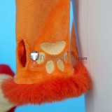 Gijinka Piplup Charizard Sylveon Jolteon Blue Orange White Yellow Fluffy Hoodie Claw Cosplay Costumes