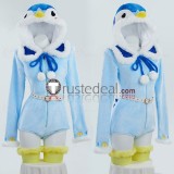 Gijinka Piplup Charizard Sylveon Jolteon Blue Orange White Yellow Fluffy Hoodie Claw Cosplay Costumes