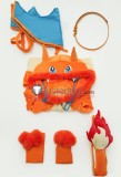 Gijinka Piplup Charizard Sylveon Jolteon Blue Orange White Yellow Fluffy Hoodie Claw Cosplay Costumes