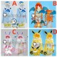 Gijinka Piplup Charizard Sylveon Jolteon Blue Orange White Yellow Fluffy Hoodie Claw Cosplay Costumes
