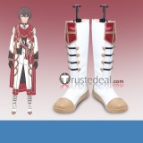 Ensemble Stars Knights Ritsu Sakuma Red Purple White Cosplay Shoes Boots
