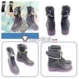 Ensemble Stars Knights Arashi Narukami Black White Cosplay Shoes Boots