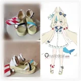 Virtual Youtubers VTuber Hololive Sameko Saba White Sailor Cosplay Costume 2