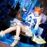 Love Live Rin Hoshizora Blue Cosplay Costume
