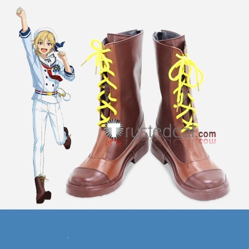 Ensemble Stars Rabits Hajime Shino Nazuna Nito Brown Red White Cosplay Shoes Boots