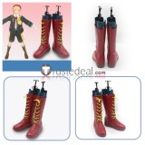 Ensemble Stars Rabits Nazuna Nito Red White Black Cosplay Shoes Boots