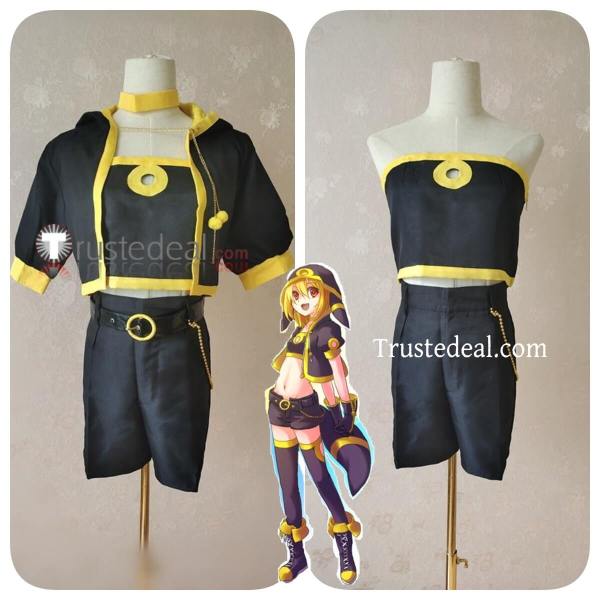 Pokemon Gijinka Umbreon Black Cosplay Costume