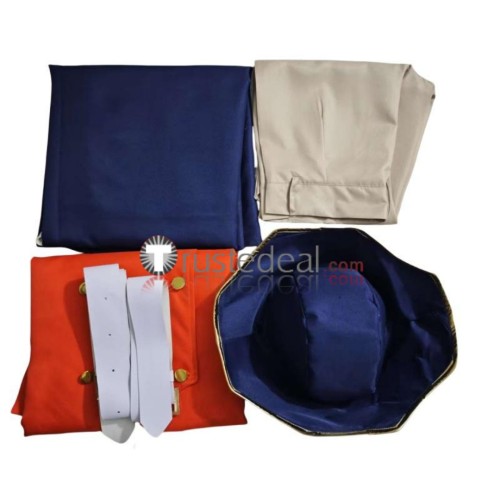 Dr. Stone Ryusui Nanami Red Set Halloween Cosplay Costume