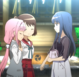 Magia Record Puella Magi Madoka Magica Side Story Yachiyo Nanami Blue White Cosplay Costume