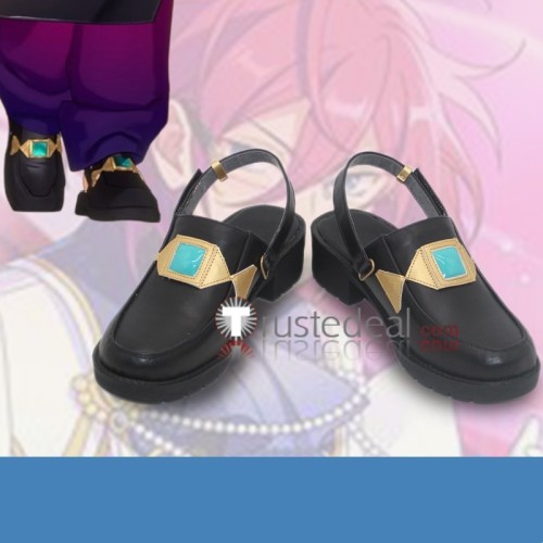 Ensemble Stars Eden Nagisa Ran Hiyori Tomoe Ibara Saegusa Ibr Blue Black Cosplay Shoes Boots