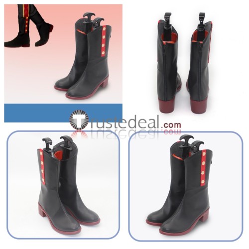 Ensemble Stars Eden Valentine's Day Nagisa Ran Ibara Saegusa Black Cosplay Shoes Boots