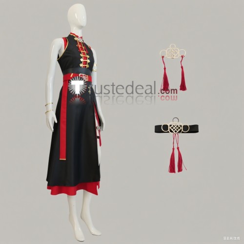 Vtuber Virtual YouTuber Takane Lui Red Black New Cosplay Costume