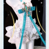 Vocaloid Miku Angel White Dress Cosplay Costume