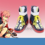 Ensemble Stars Fine Tori Himemiya White Blue Cosplay Shoes Boots