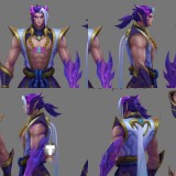 League of Legends LOL Spirit Blossom Varus Purple Styled Cosplay Wig
