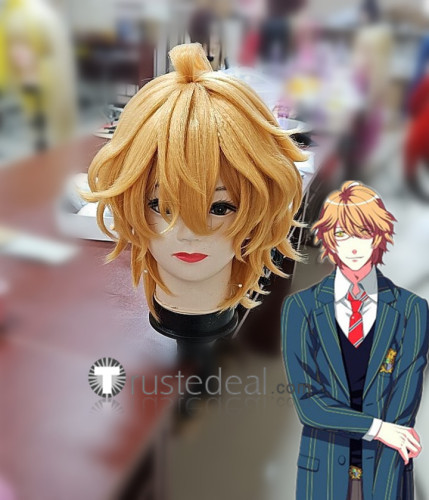 Uta no Prince-sama Natsuki Shinomiya Brown Blonde Styled Cosplay Wig