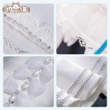 Vocaloid Miku Angel White Dress Cosplay Costume
