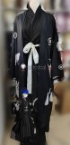 The Hundred Line Last Defense Academy Yugamu Omokage Casual Black Coat Kimono Cosplay Costume