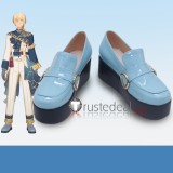 Ensemble Stars Fine Eichi Tenshouin White Blue Cosplay Shoes Boots