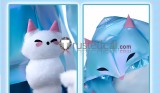 Overwatch 2 Season 15 Battle Skin Rainy Day Kiriko Blue Cosplay Costume