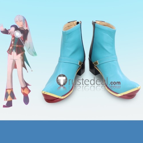 Ensemble Stars Fine Wataru Hibiki Blue White Cosplay Shoes Boots