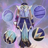 League of Legends LOL Spirit Blossom Varus Purple Cosplay Costume