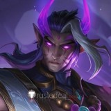 League of Legends LOL Spirit Blossom Varus Purple Styled Cosplay Wig