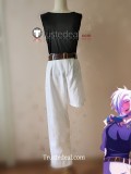 Commission Underground Idol Mika Luca Purple White Cosplay Costume