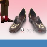 Ensemble Stars Valkyrie Shu Itsuki Mika Kagehira Brown Red Black Cosplay Shoes Boots