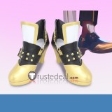 Ensemble Stars ALKALOID Mayoi Ayase Golden Black Cosplay Shoes Boots