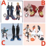 Xenoblade Chronicles 3 Shulk Nia Valdi Taion Blue Red Black White Cosplay Shoes Boots