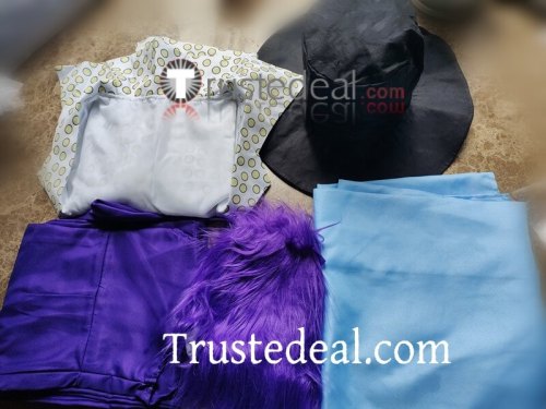 Commission One Piece Laffitte Demon Sheriff Purple Cosplay Costume