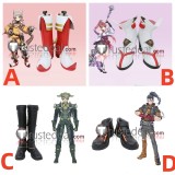 Xenoblade Chronicles 3 Nia Glimmer Matthew Zeon Red White Black Cosplay Shoes Boots