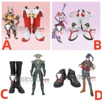 Xenoblade Chronicles 3 Nia Glimmer Matthew Zeon Red White Black Cosplay Shoes Boots