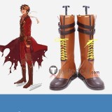 Ensemble Stars Valkyrie Shu Itsuki Mika Kagehira Brown Red Black Cosplay Shoes Boots