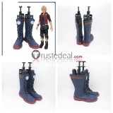 Xenoblade Chronicles 3 Shulk Nia Valdi Taion Blue Red Black White Cosplay Shoes Boots