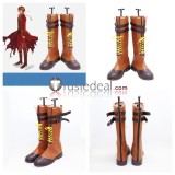 Ensemble Stars Valkyrie Shu Itsuki Mika Kagehira Brown Red Black Cosplay Shoes Boots