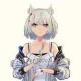 Xenoblade Chronicles 3 Noah Eunie Mio Black Blonde Silver Cosplay Wig