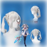 Xenoblade Chronicles 2 Mythra Pyra Hikari Alexandria A Melia Golden Blonde Pink Grey Black Styled Cosplay Wig