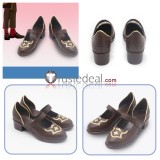 Ensemble Stars Valkyrie Shu Itsuki Mika Kagehira Brown Red Black Cosplay Shoes Boots
