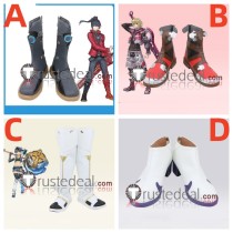 Xenoblade Chronicles 3 Noah Shulk Sena‌ Floren Black Brown White Cosplay Shoes Boots