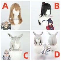 Xenoblade Chronicles 3 Noah Eunie Mio Black Blonde Silver Cosplay Wig