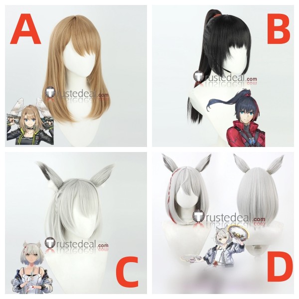 Xenoblade Chronicles 3 Noah Eunie Mio Black Blonde Silver Cosplay Wig
